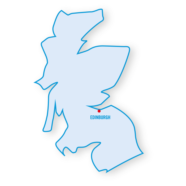 Écosse : les régions