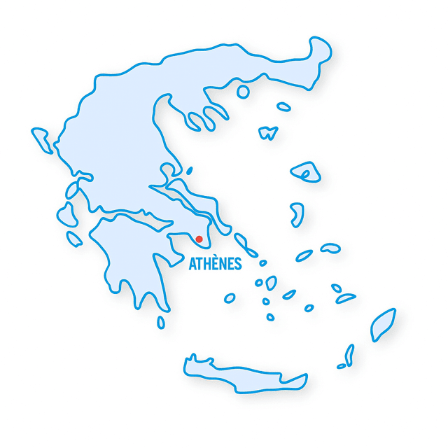 Grèce : les régions